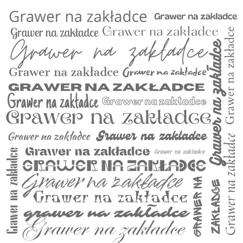 Zakładka z grawerem. Usługa indywidualnego grawerunku zakładce.