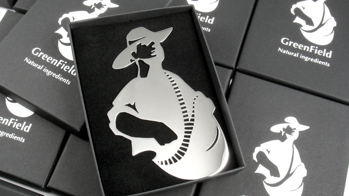 Metalowe zakładki do książek z logo firmy