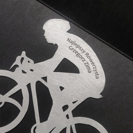 Metalowa zakładka z grawerem na zamówienie