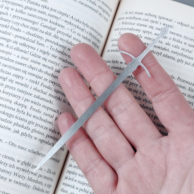 Glamdring metalowa zakładka do ksiązki miecz