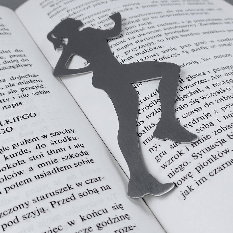 Metalowa zakładka do książki jogging