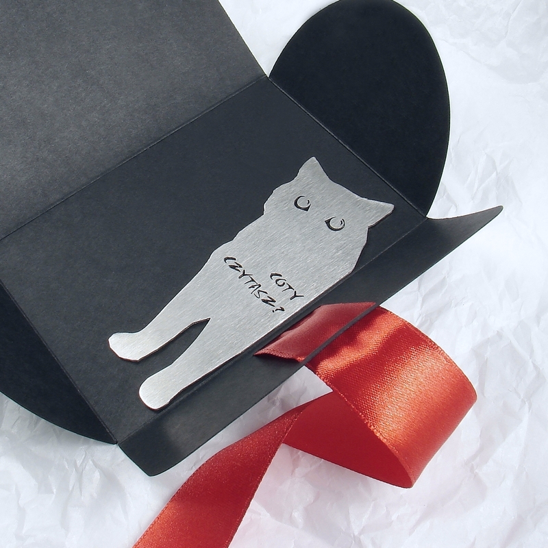 Zakładka do książki na prezent dla kociary