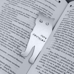 Coty czytasz? Zakładka do książki z kotem