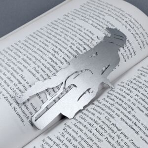 Metalowa zakładka do książki motocykl