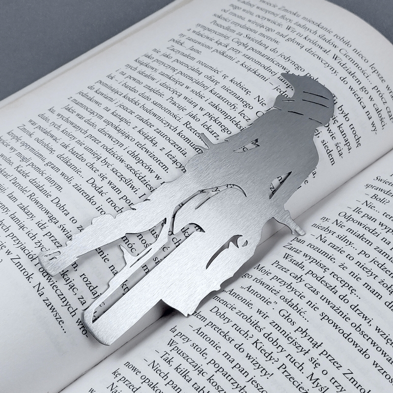 Metalowa zakładka do książki motocykl