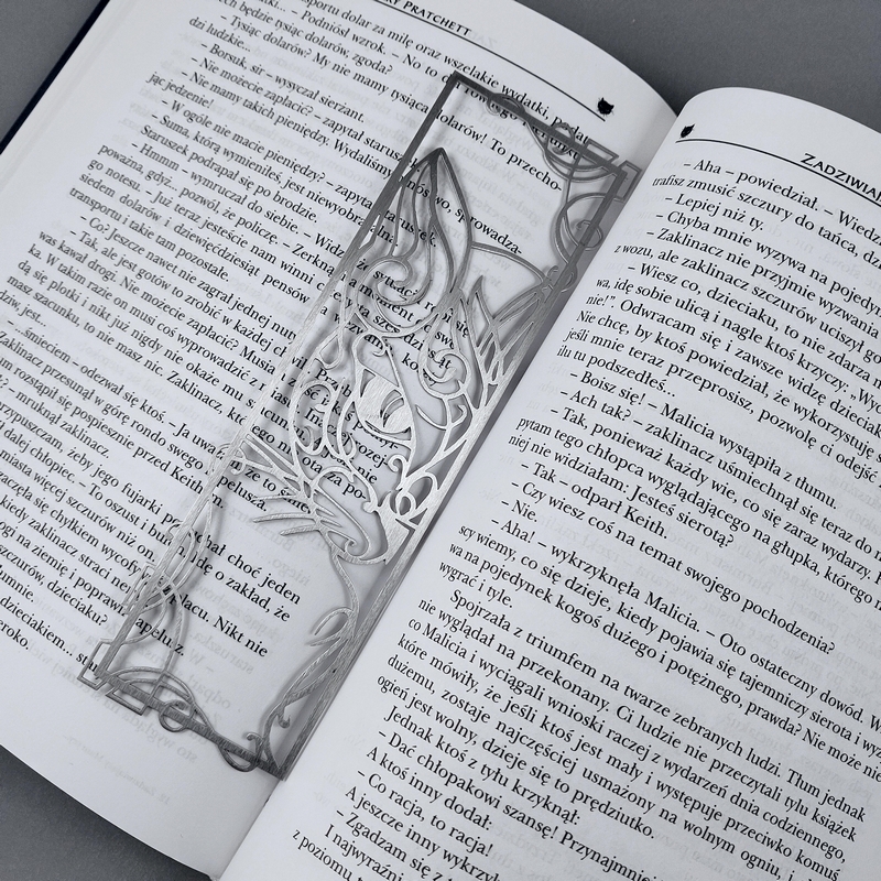 Kot zakładka do książek na prezent