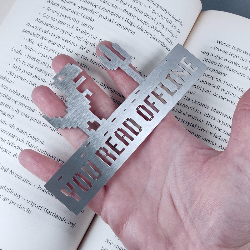 Zakładka do książki dla komputerowego geeka