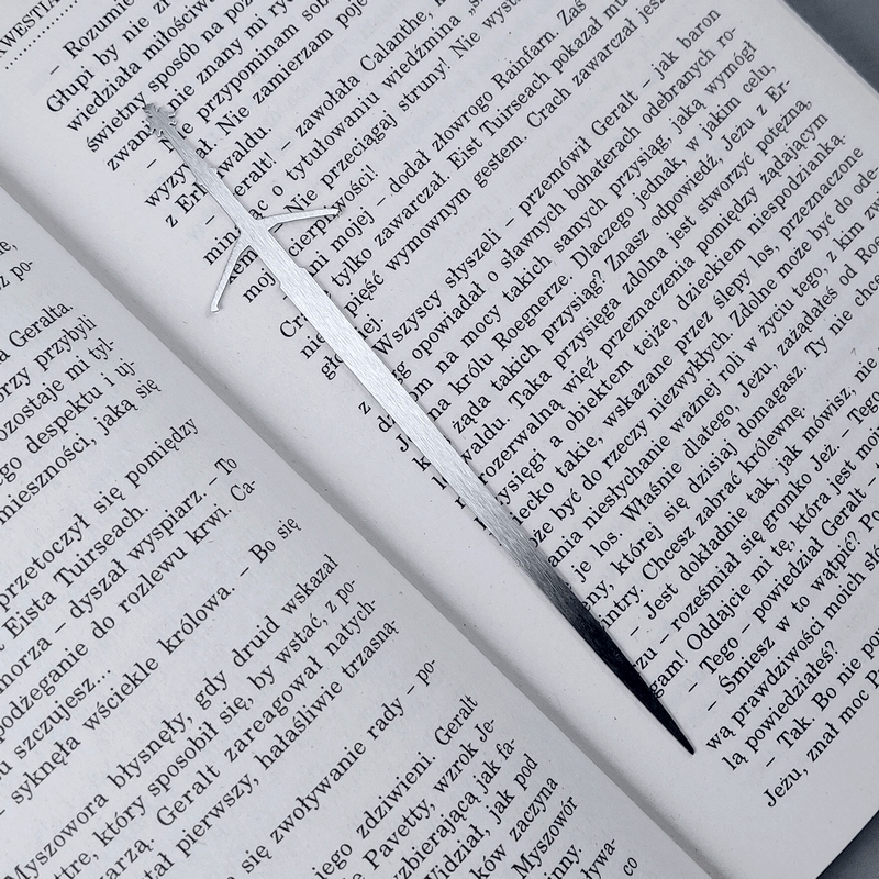 Zakładka do książki miecz wiedźmiński