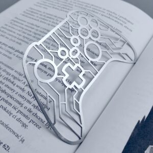 Metalowa zakładka do książki gamepad ze stali