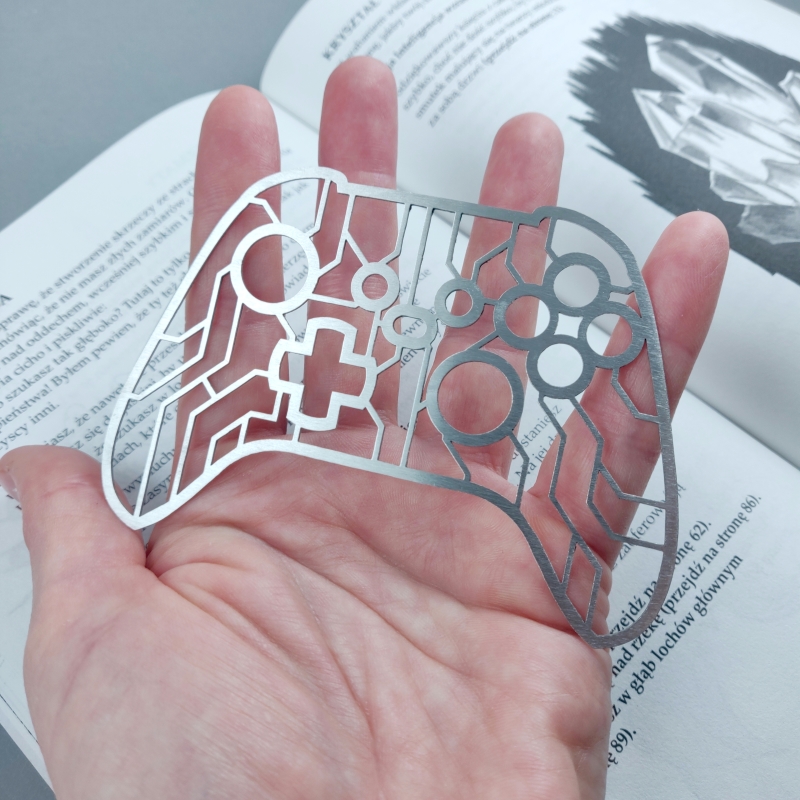 Metalowa zakładka do książki gamepad - obrazek 3