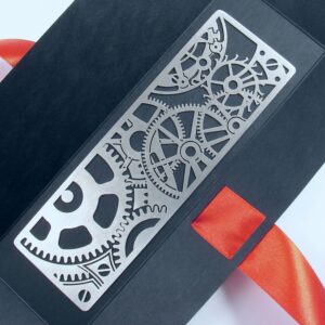 Zegarkowa zakładka do książki z trybami