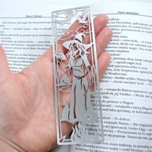 Metalowa zakładka do książki Czarodziejka