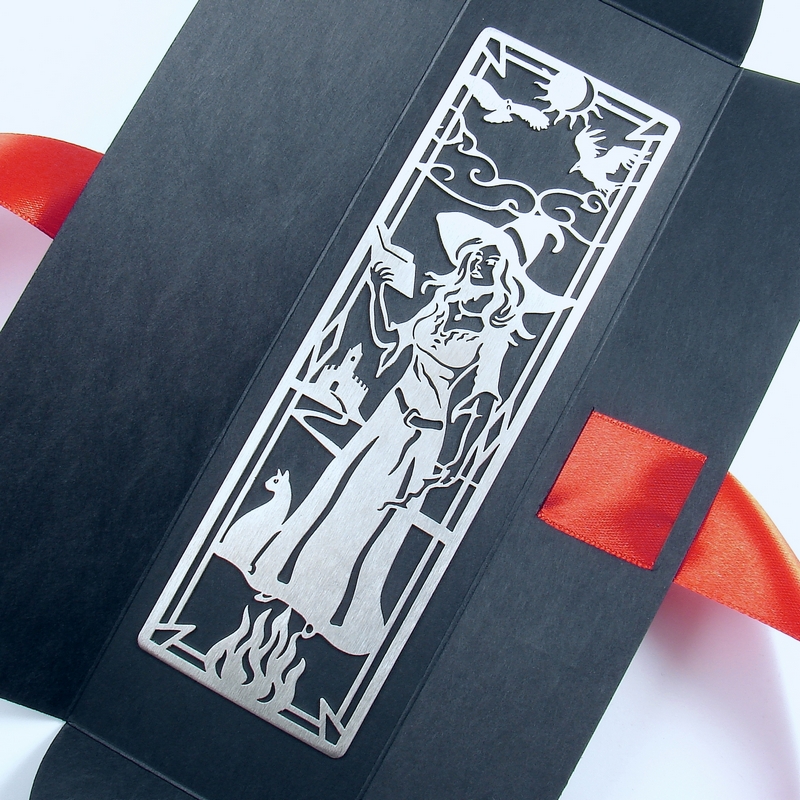 Metalowa zakładka do książki Czarodziejka