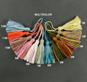 Chwosty do zakładek multikolor